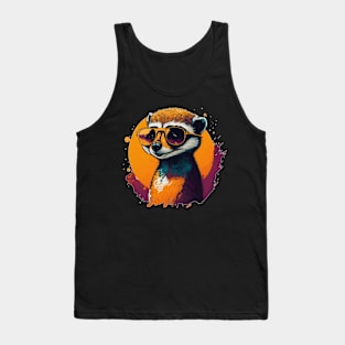 Meerkat in sunglasses Tank Top